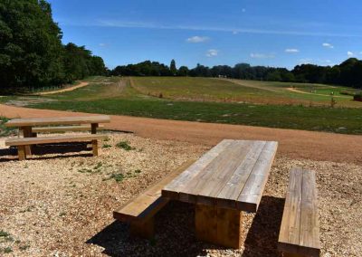 Extensive new meadows, footpaths and picnic area