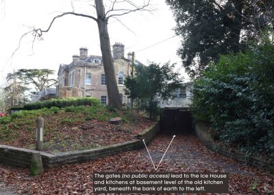 Upton House and the driveway